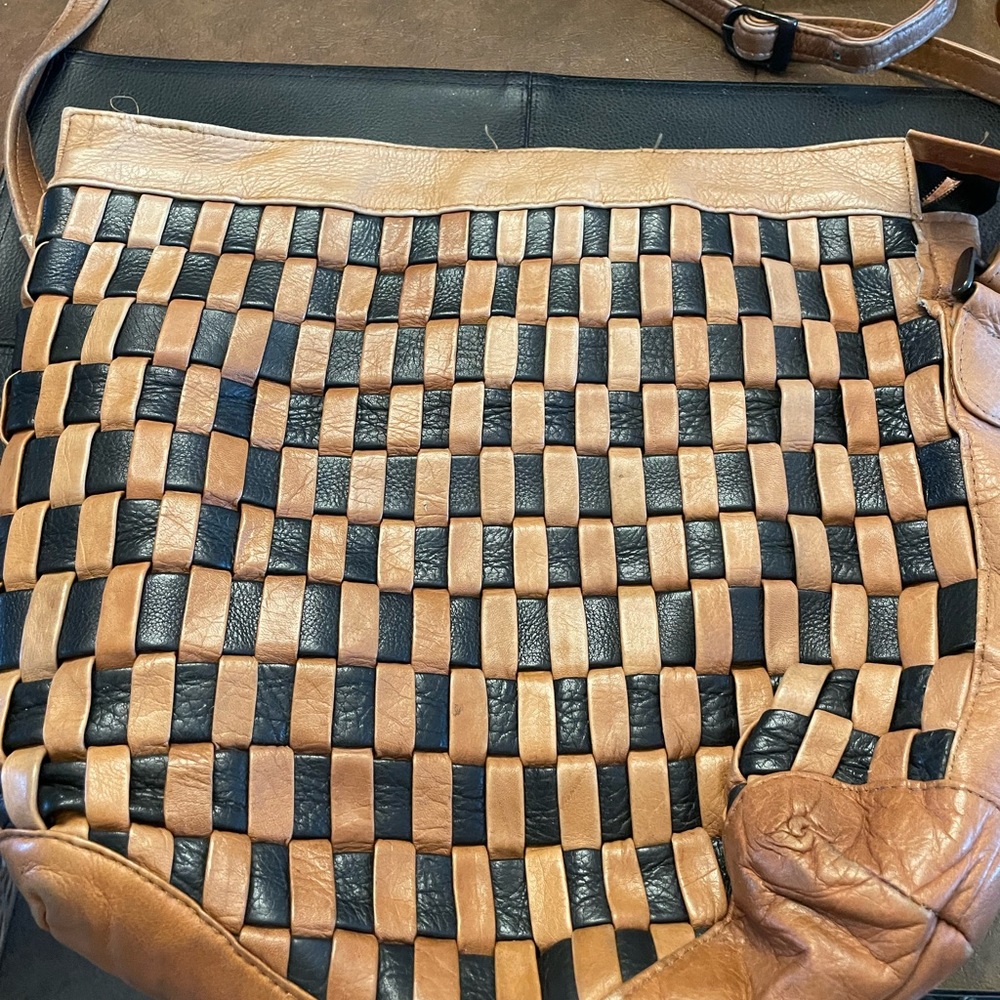 Leather purse made in Columbia. No brand, bought at a high-end local boutique.